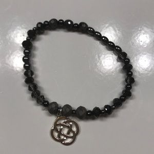 NWOT Gray Celtic Stretch Bracelet